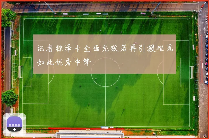 记者称泽卡全面无敌若再引援难觅如此优秀中锋